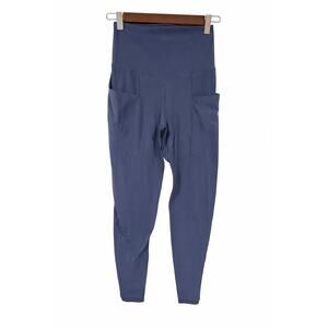 OFFLINE by Aerie Pocket Leggings Small Navy High Rise 7/8 Pilates Clean Girl